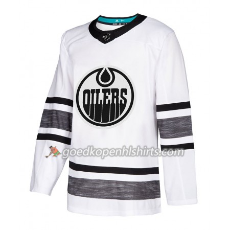 Edmonton Oilers Blank 2019 All-Star Adidas Wit Authentic Shirt - Mannen